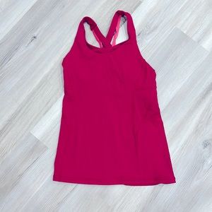 Pink Lululemon tank